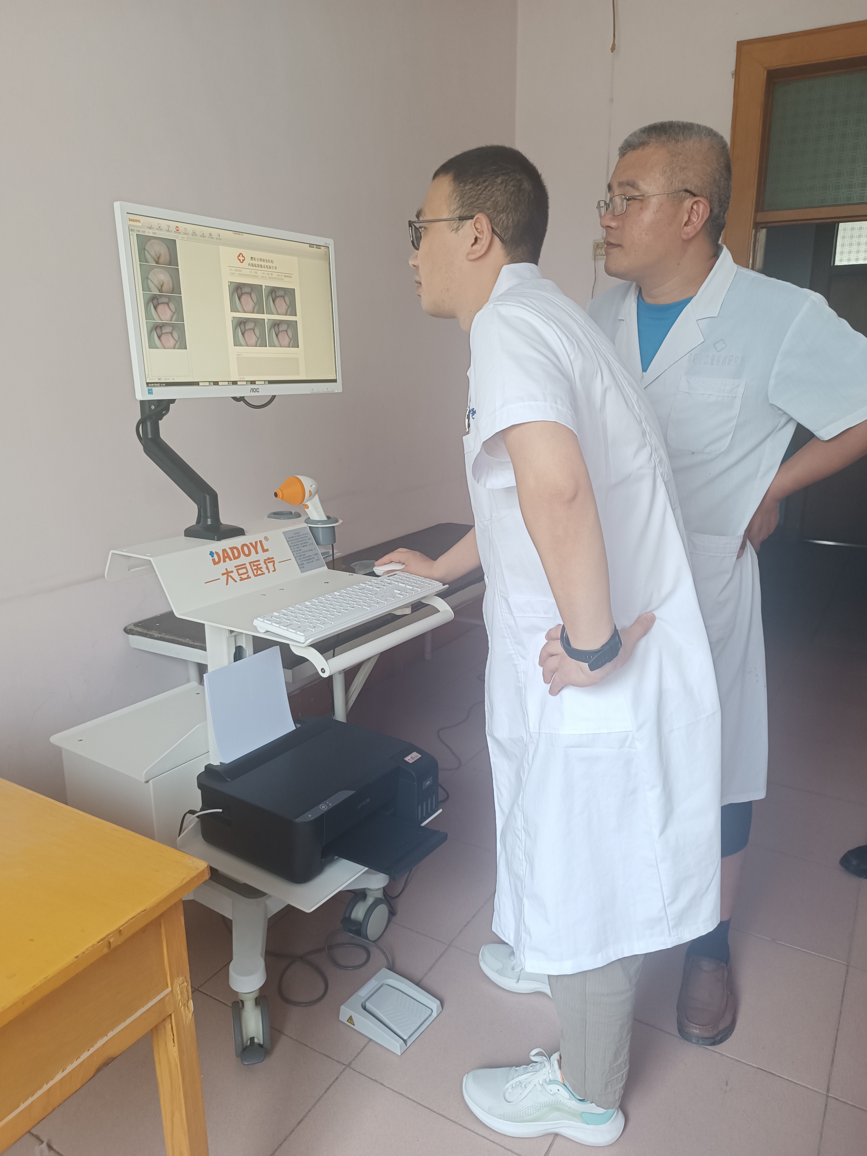 【大豆醫療】河南省濮陽市某康復醫院肛腸檢查系統DD-200型裝機培訓